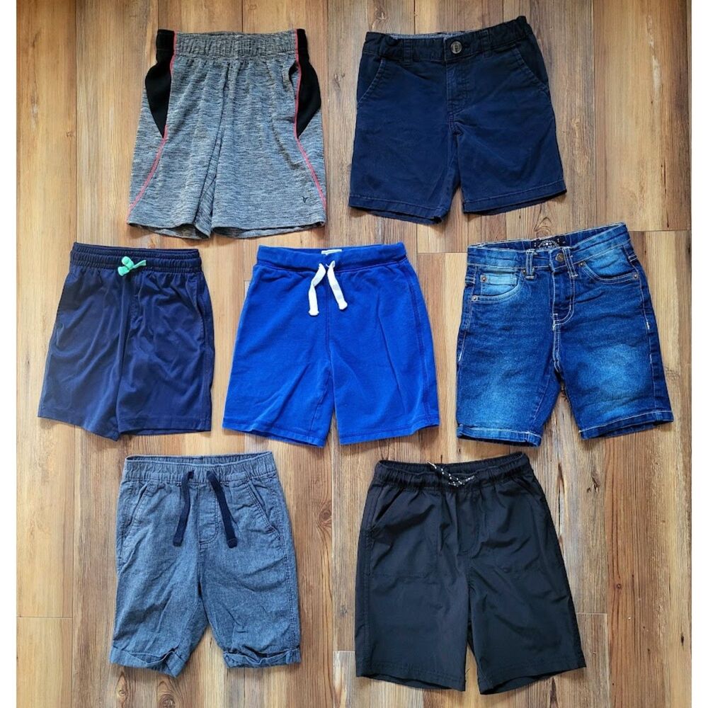 Boys Size 5T and 5 Shorts Lot - 7 Pairs Summer Bottoms Lucky Brand Old Navy More